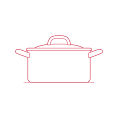 Objects Cooking Pots Ikea Vardagen Pot 3 Qt Line Tracing Svg Vector, Free Vectors File